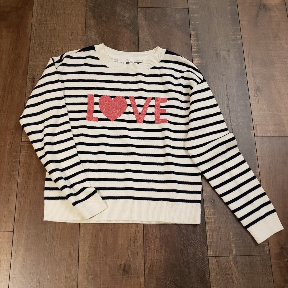 Cropped Striped Sweater